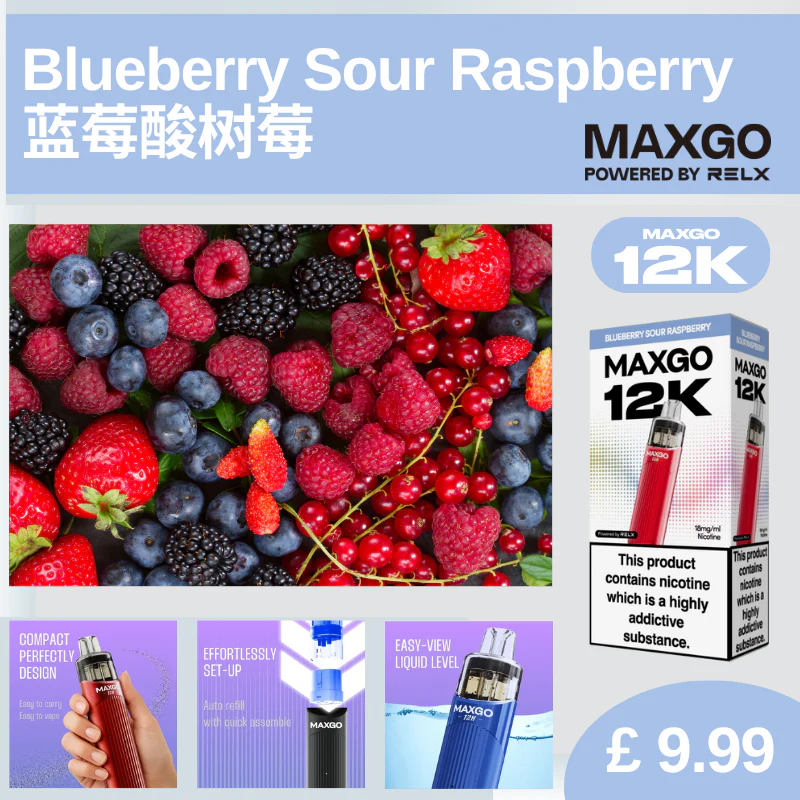 B9 FREE Shipping RELX MAXGO 12K Device x2 - Image 4